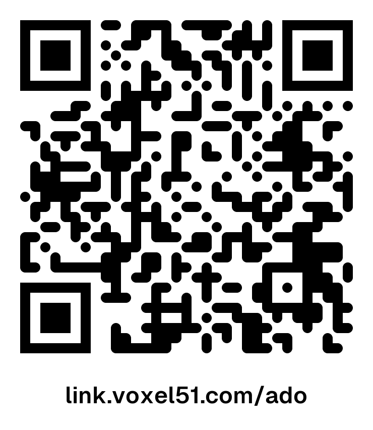 QR code to link.voxel51.com/ado